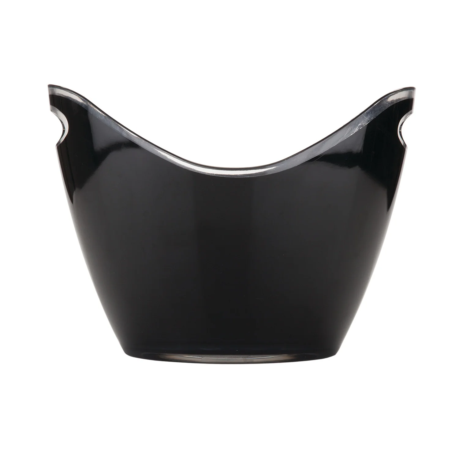 Swoop Acrylic Ice Bucket in Black - Image 2