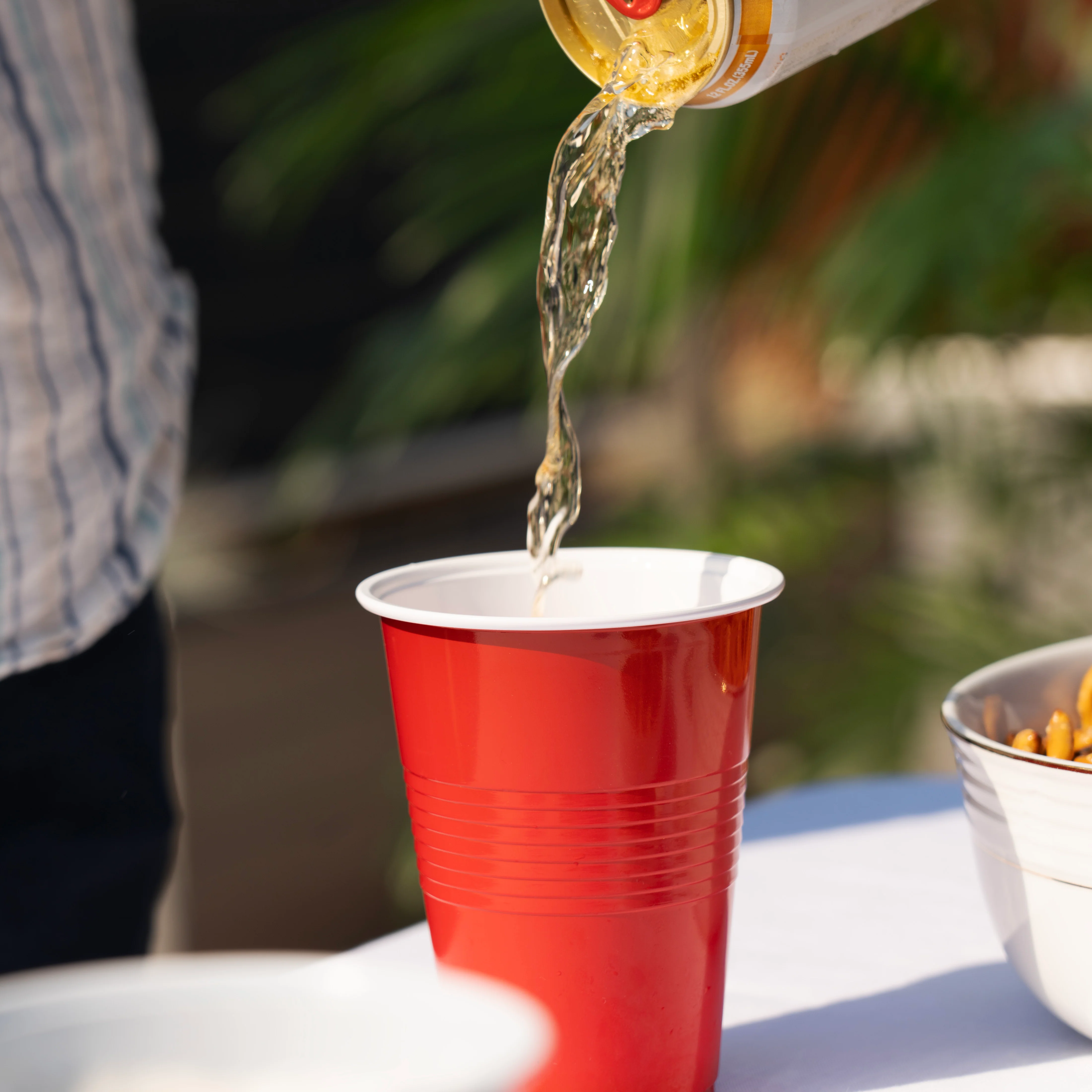 Party 16 oz Plastic Cups in Red, Set of 24 - Image 5