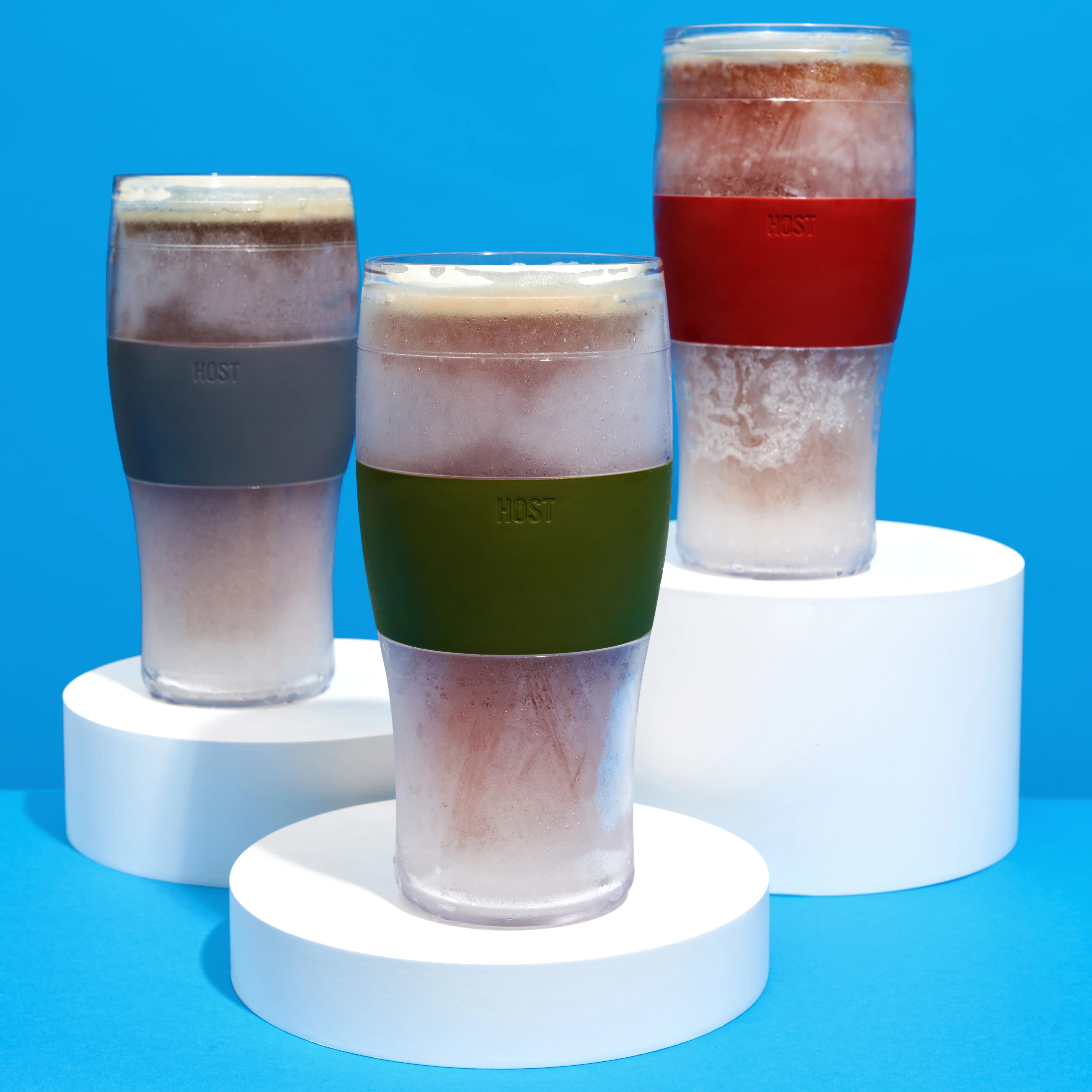 Beer FREEZE Cooling Cup in Gray, Set of 2 - Image 6