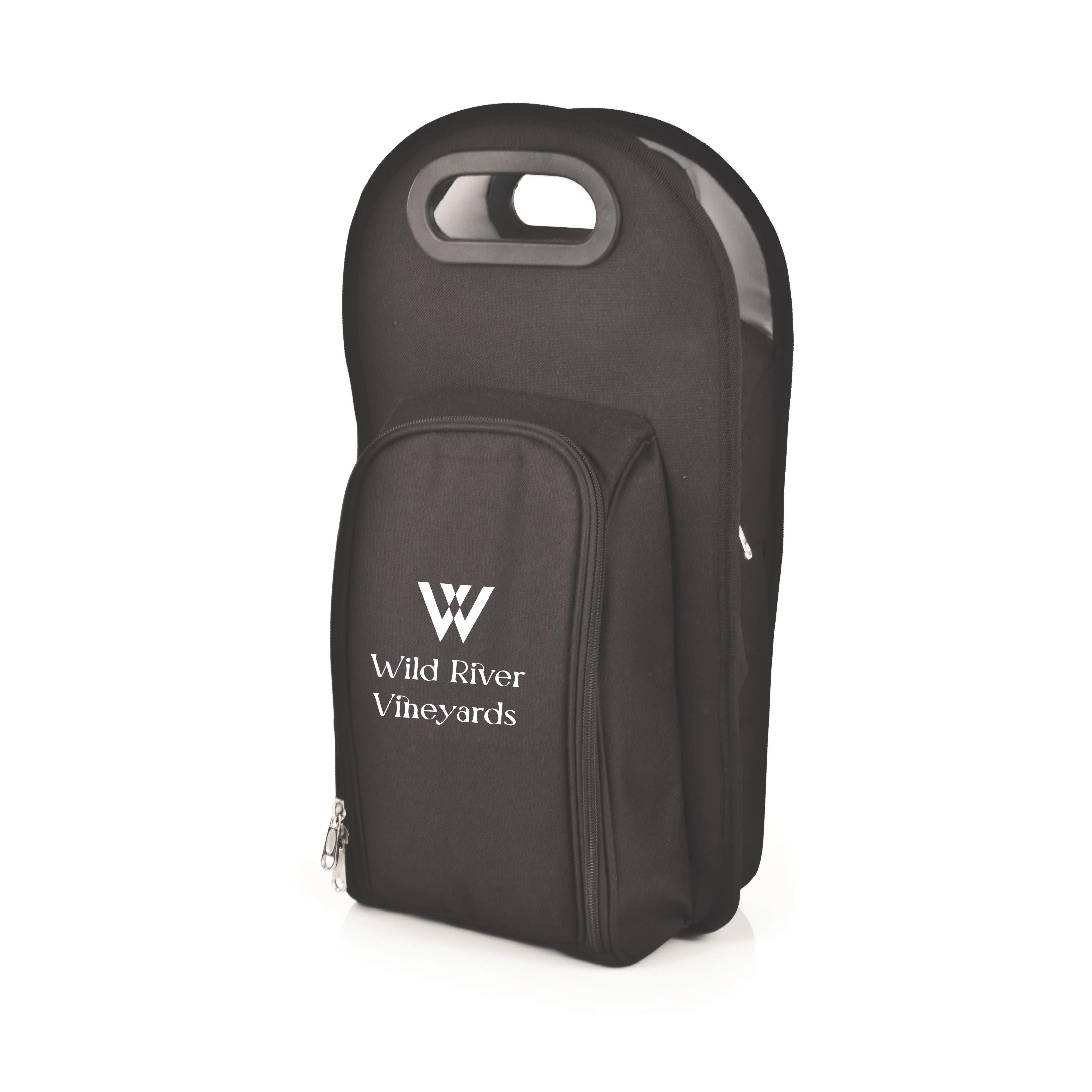 Metro Insulated 2-Bottle Tote Set in Black - Image 4