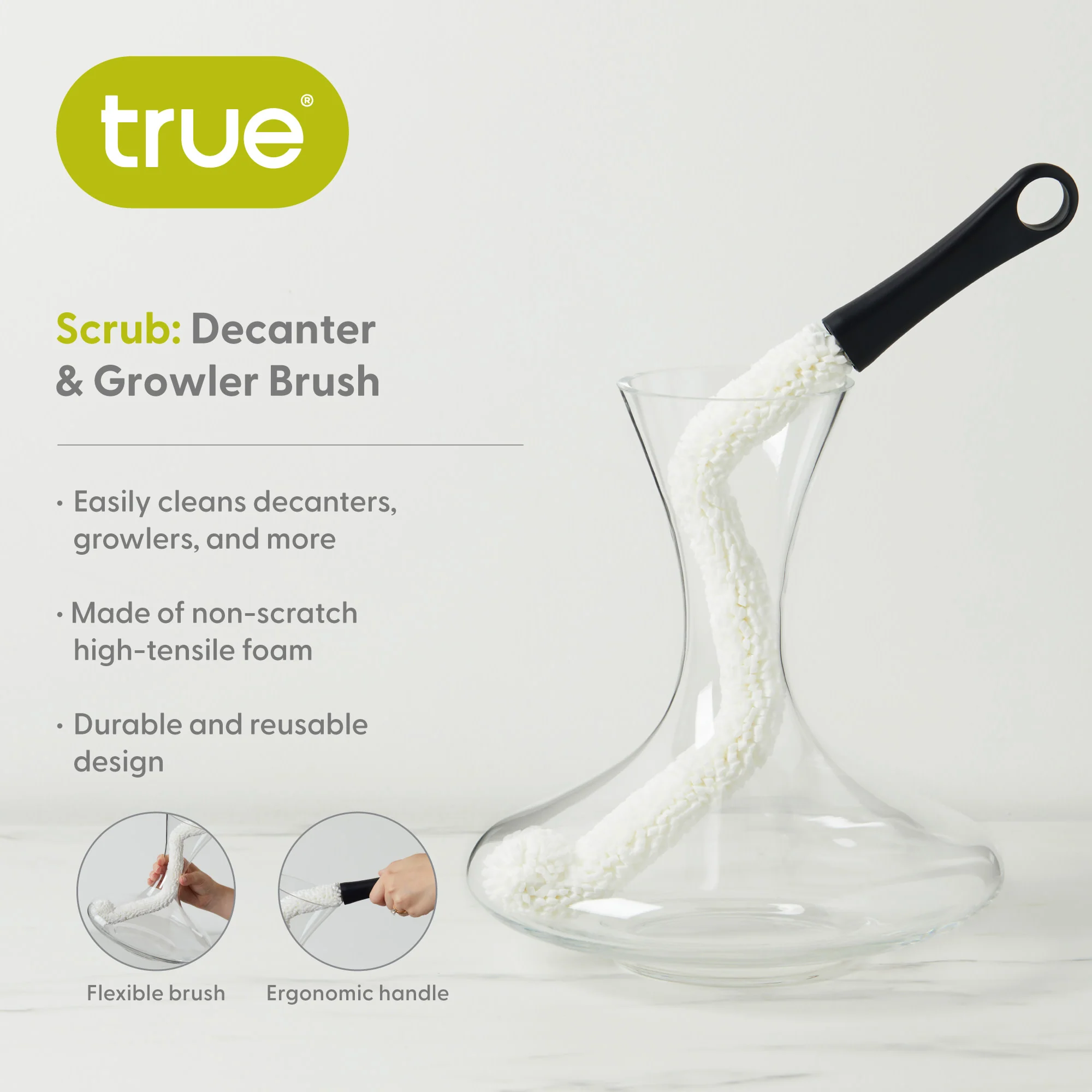 Scrub Decanter and Growler Cleaning Brush - Image 4