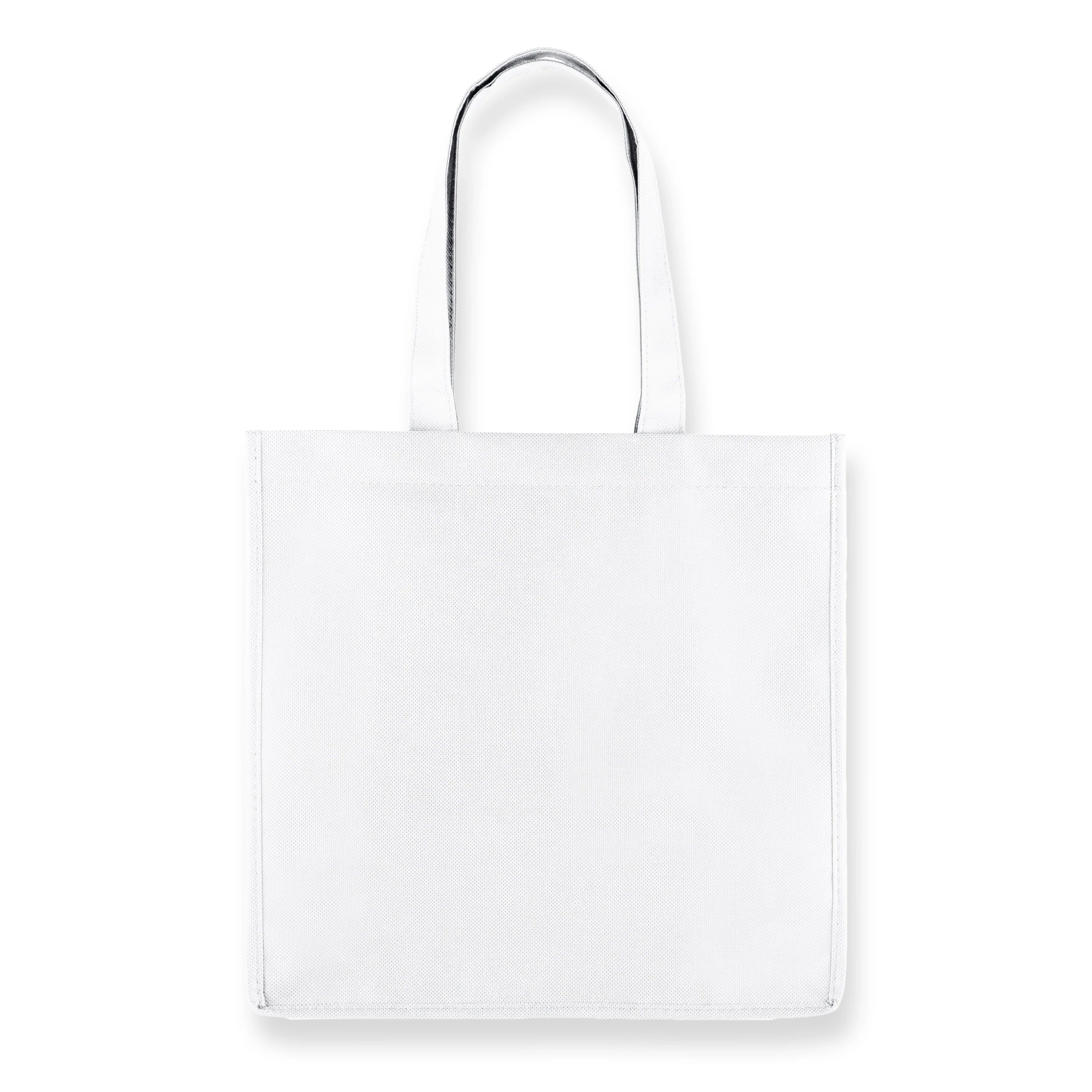6-Bottle Non-Woven Tote in White - Image 2