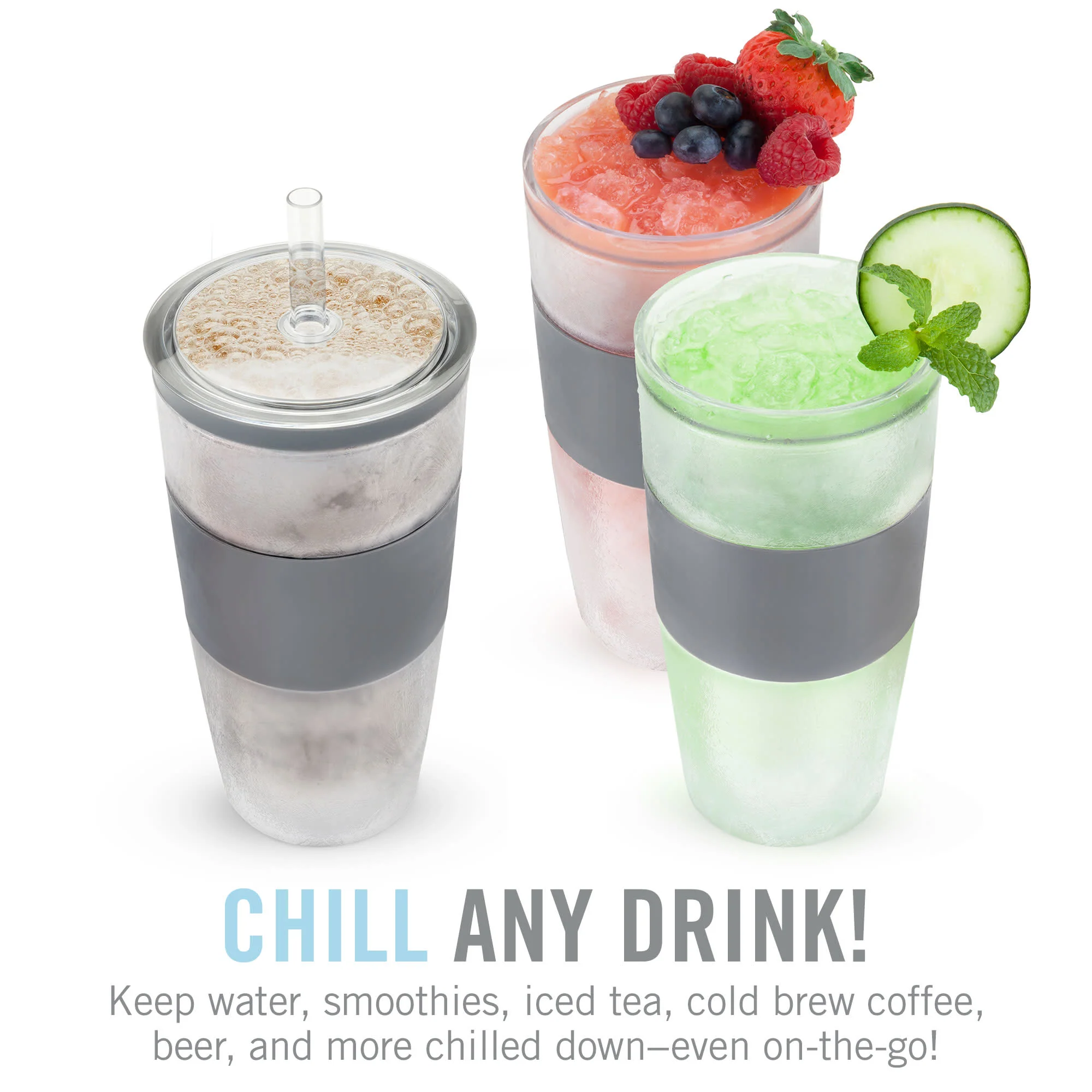 Tumbler FREEZE Cooling Cup in Gray - Image 9