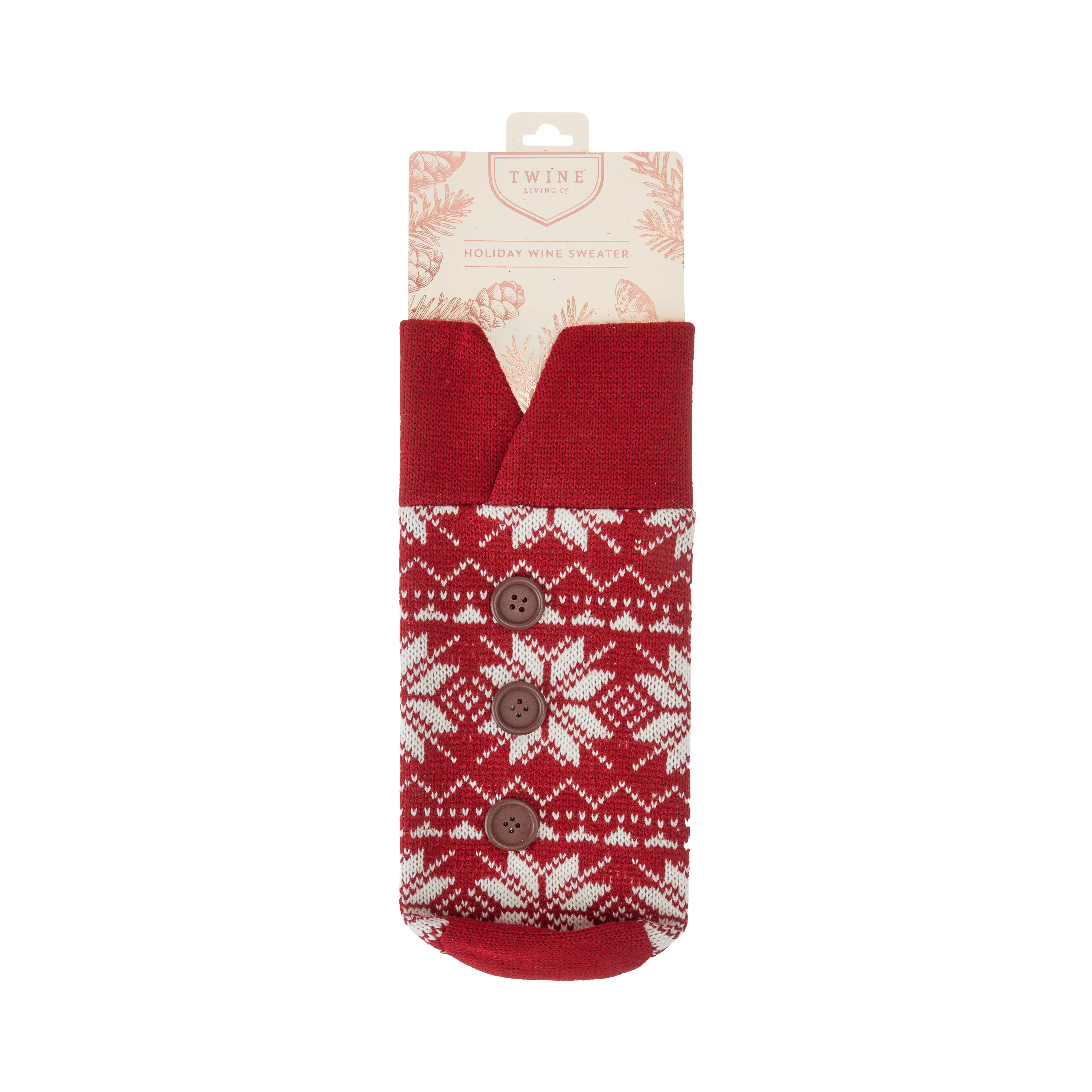 Wool Holiday Wine Bottle Sweater - Image 2