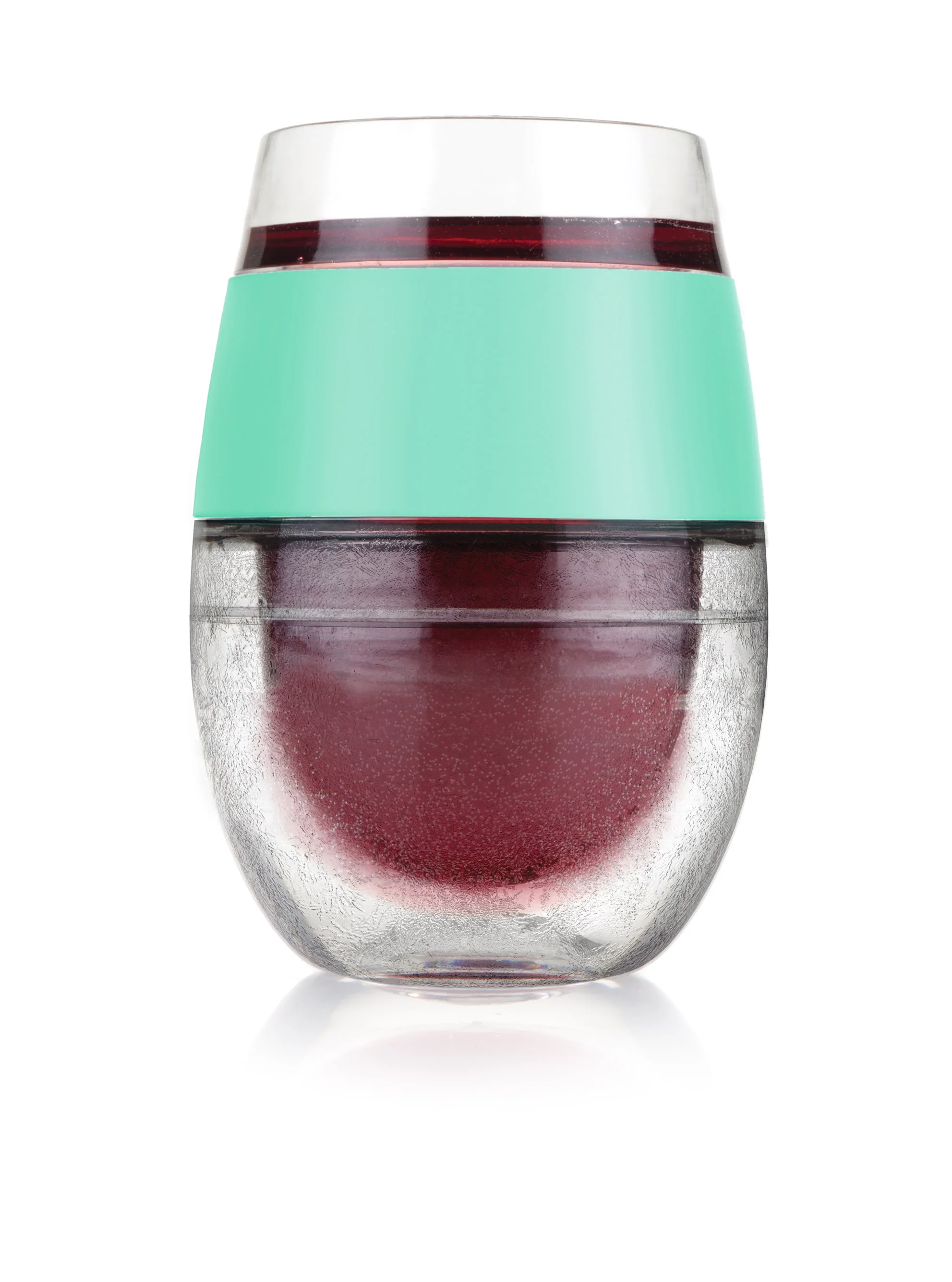 Wine FREEZE Cooling Cup in Mint, Set of 2 - Image 3