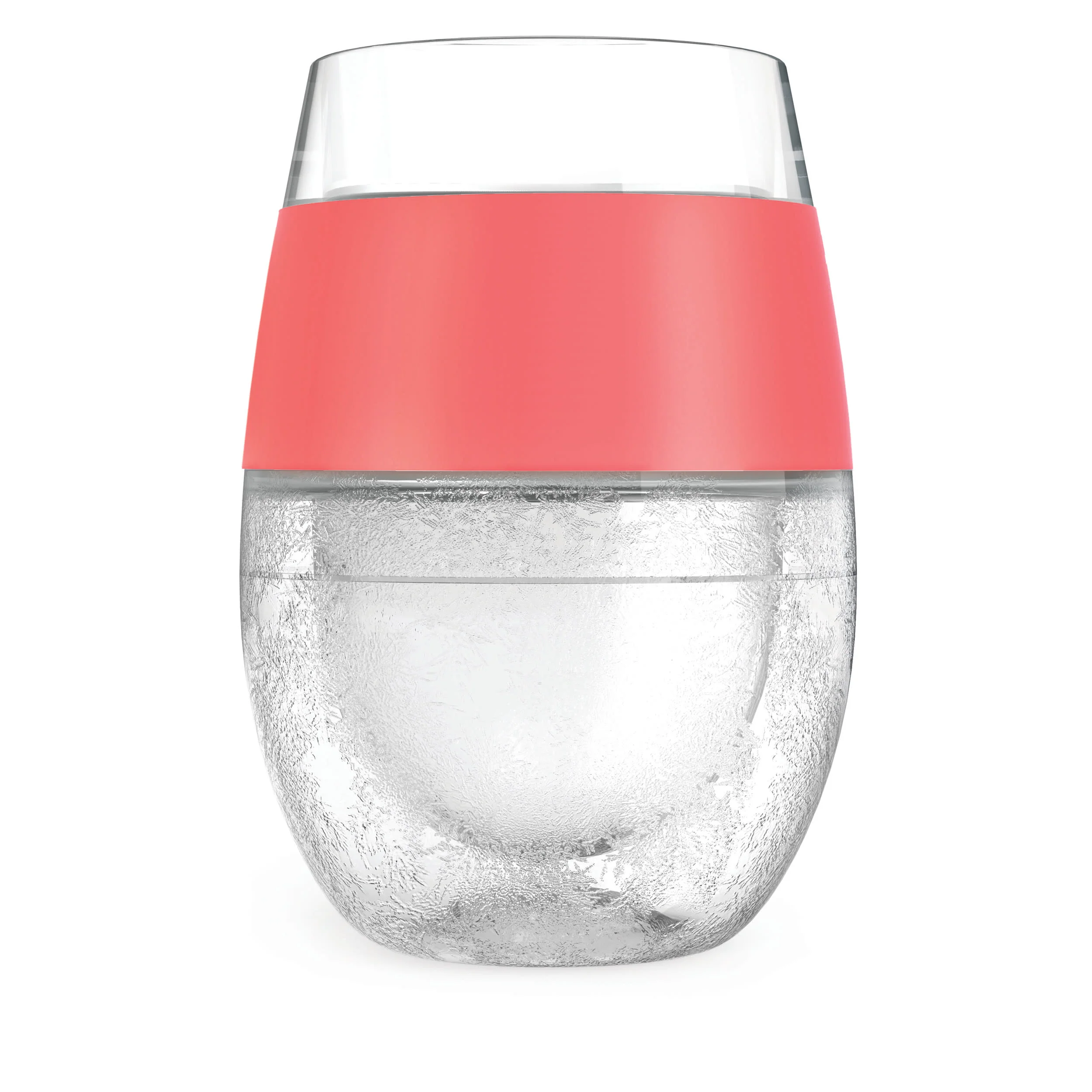 Wine FREEZE Cooling Cup in Coral, Set of 2 - Image 3