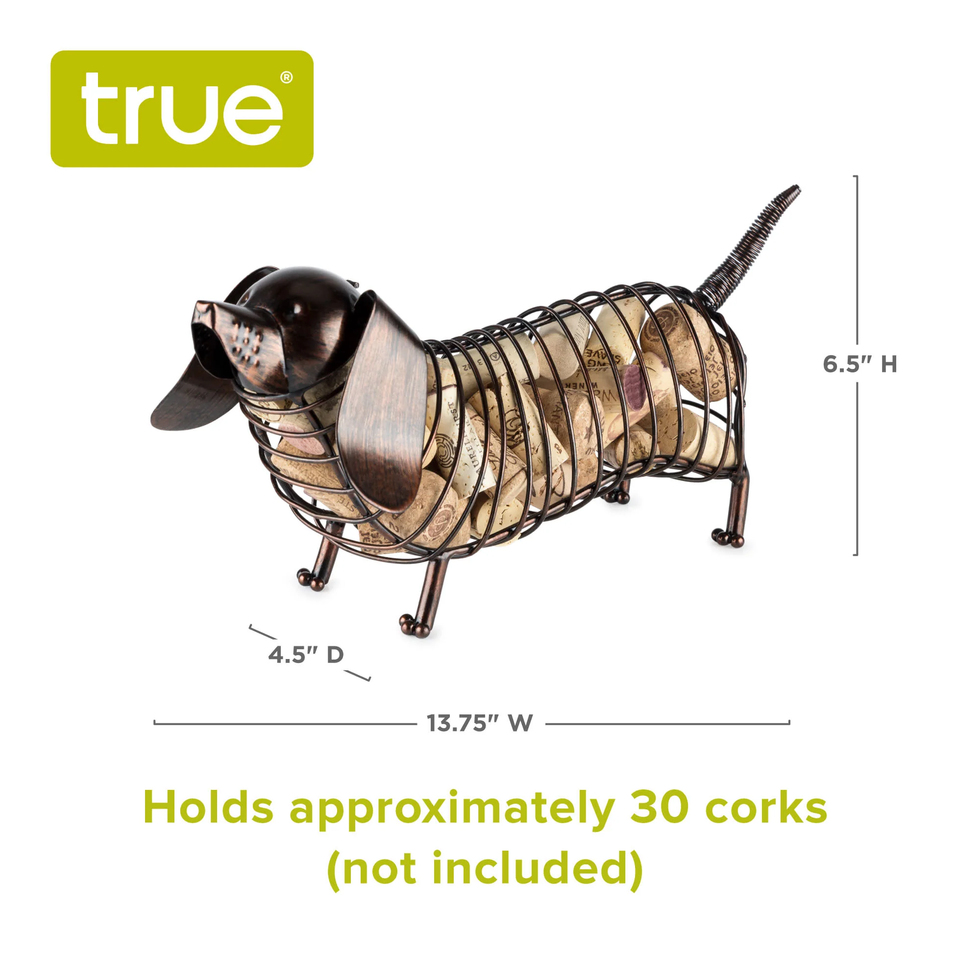 Woof Dachshund Cork Holder Display - Image 5