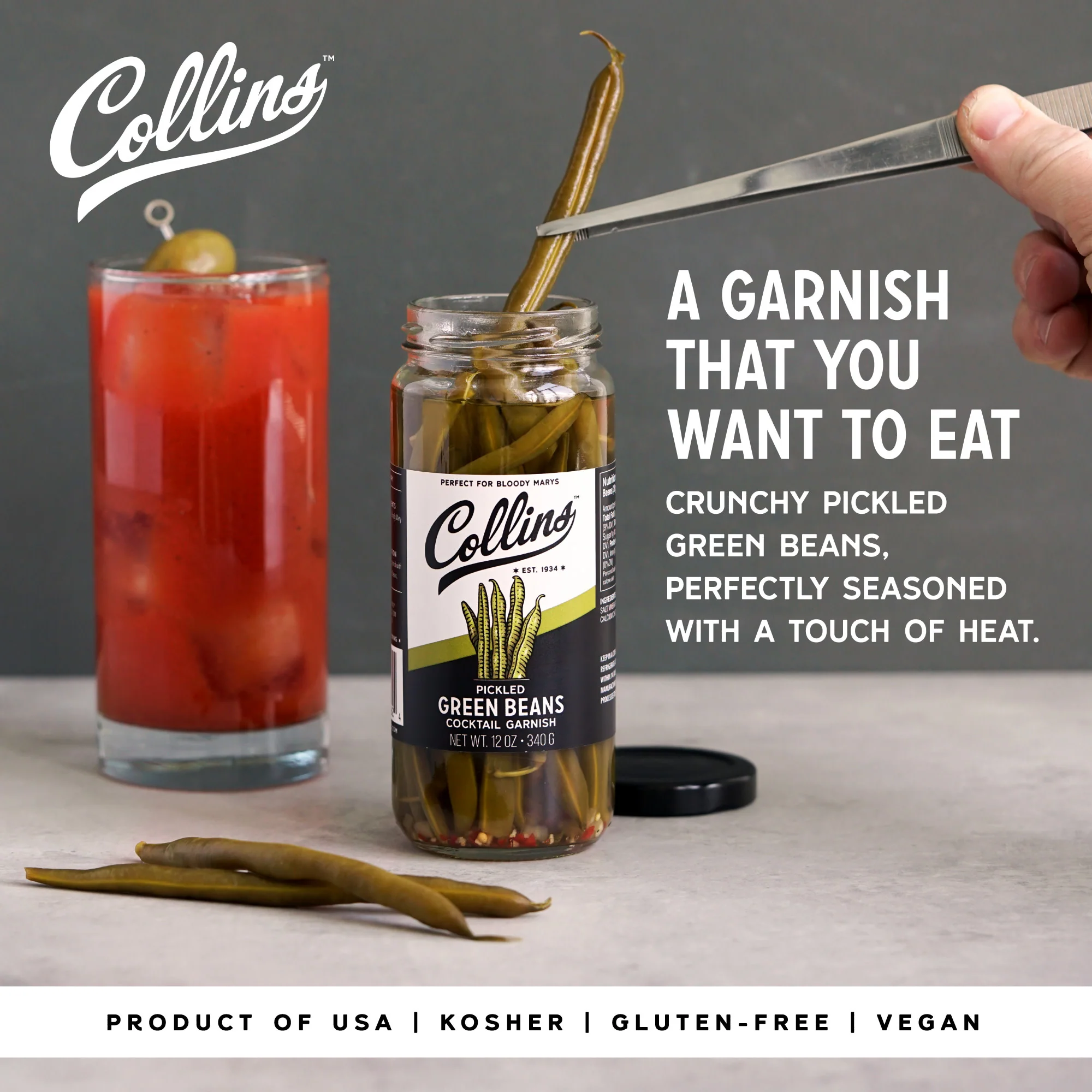 Pickled Green Beans, 12 oz - Image 2