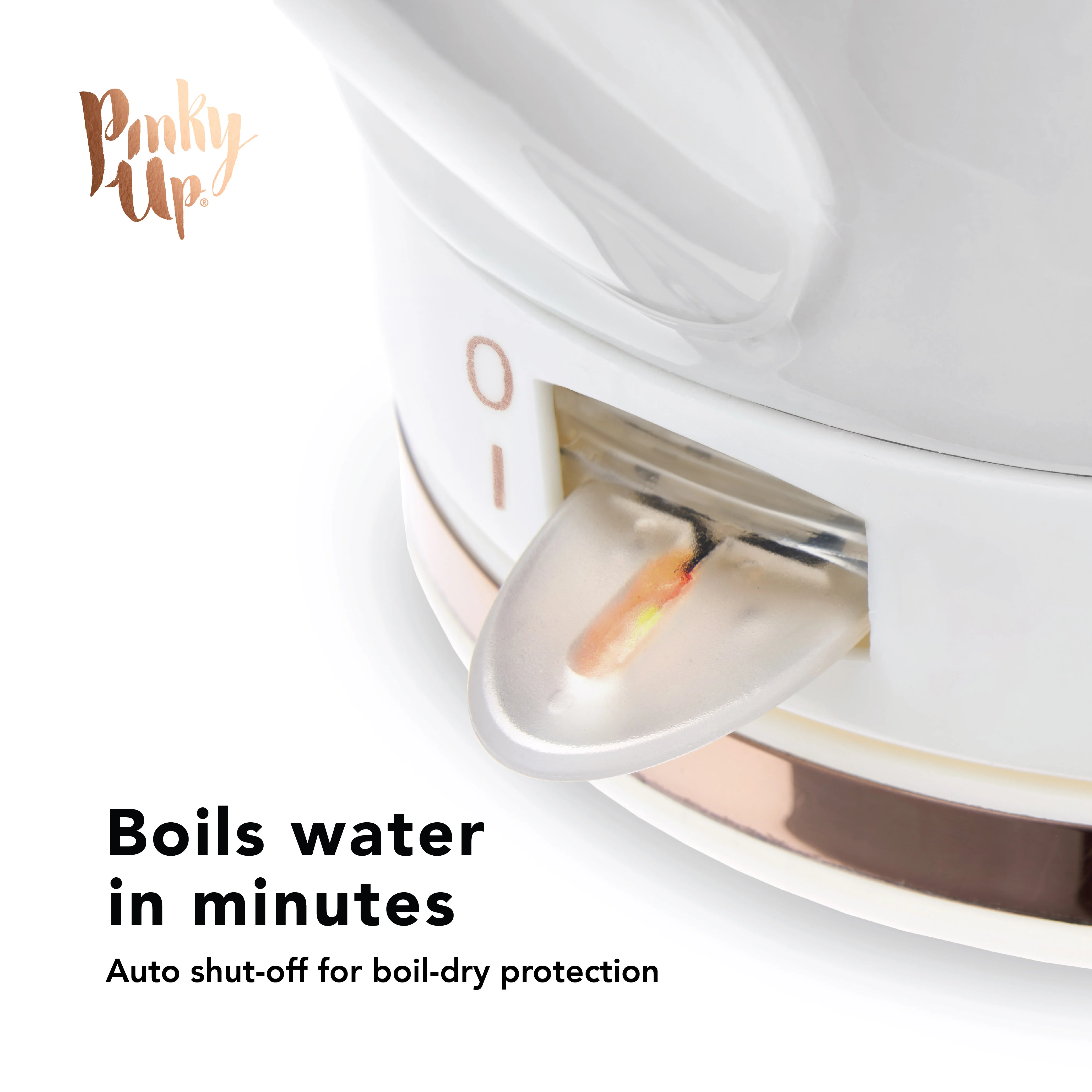 Noelle Ceramic Electric Tea Kettle in Gray - Image 8