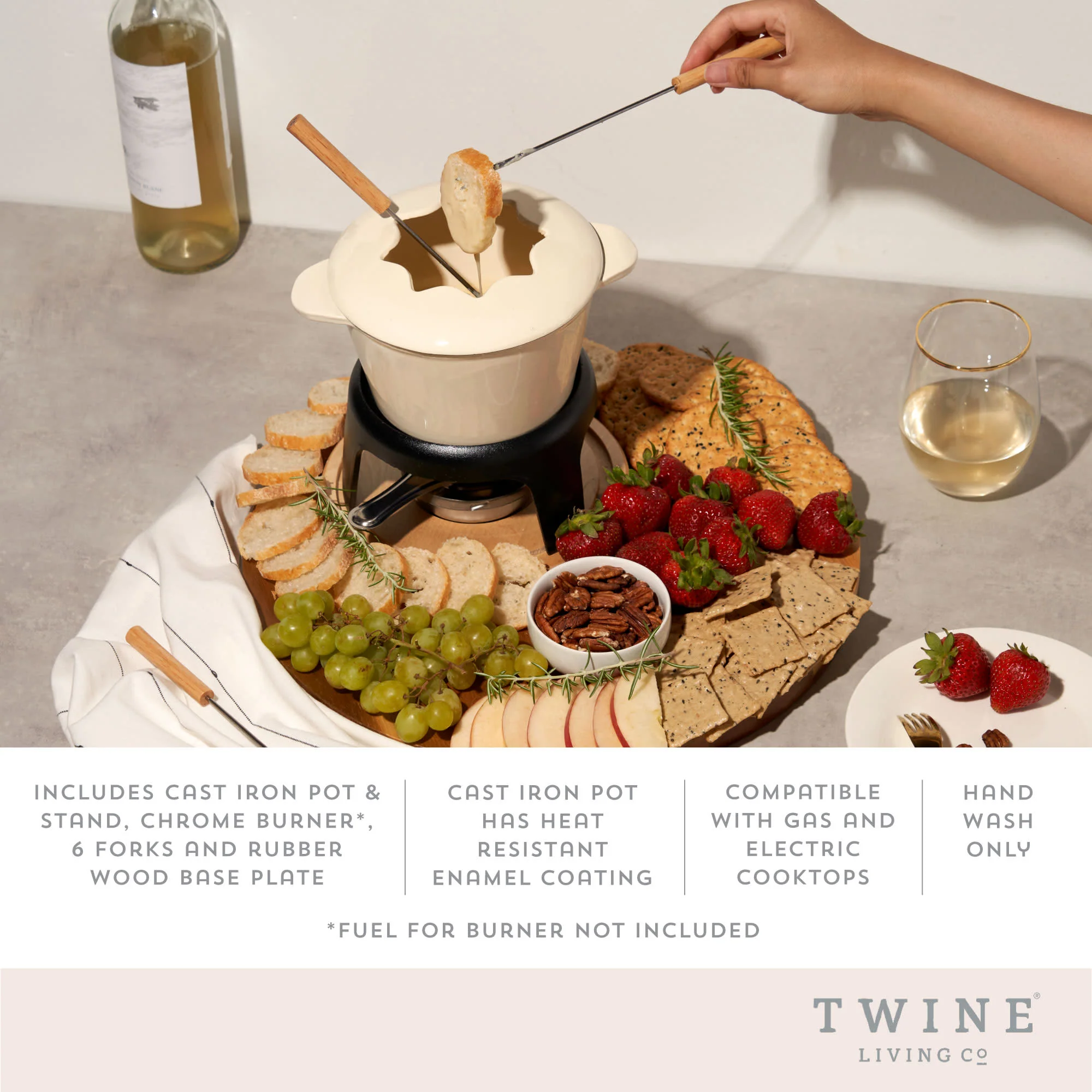 Cast Iron Fondue Set - Image 7