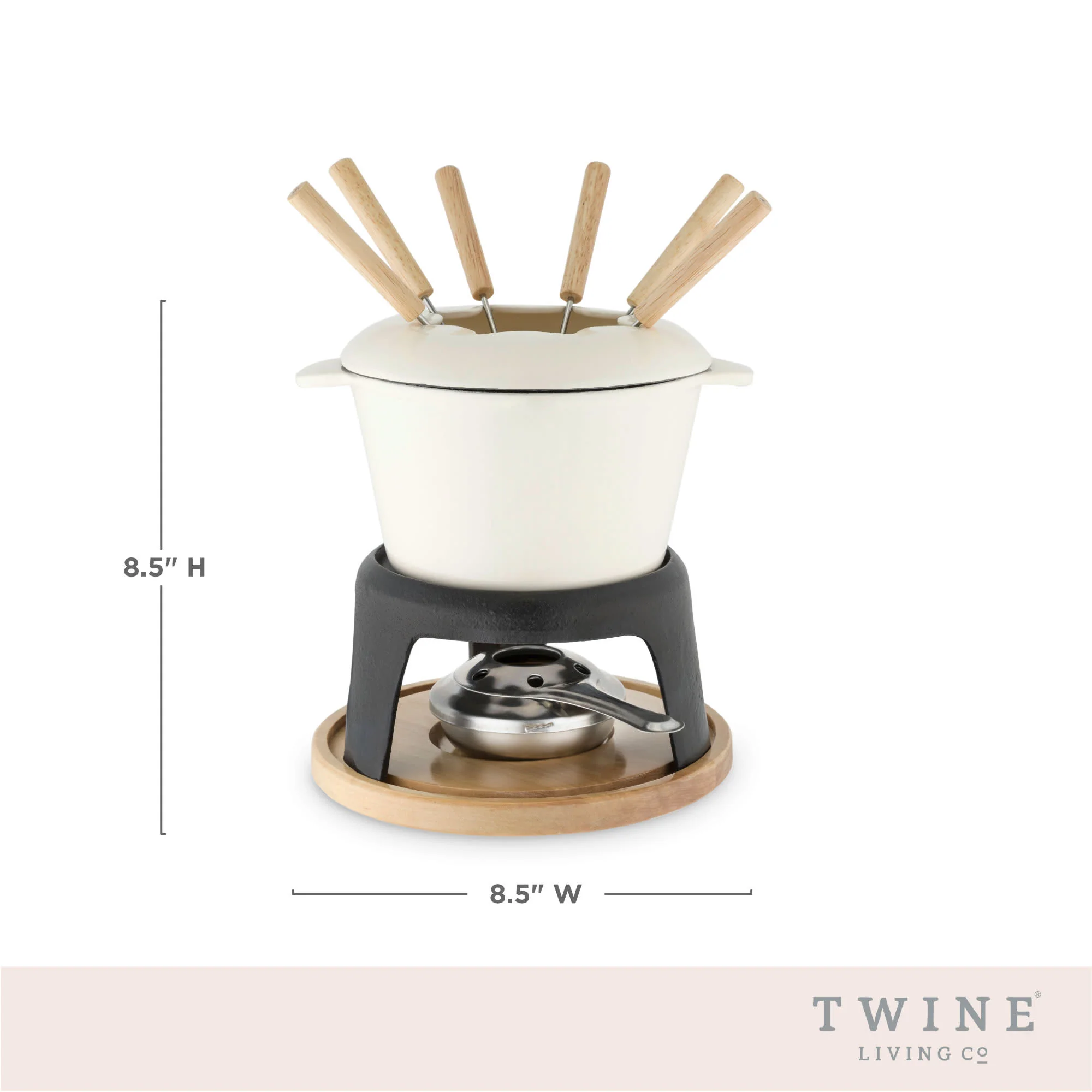 Cast Iron Fondue Set - Image 8
