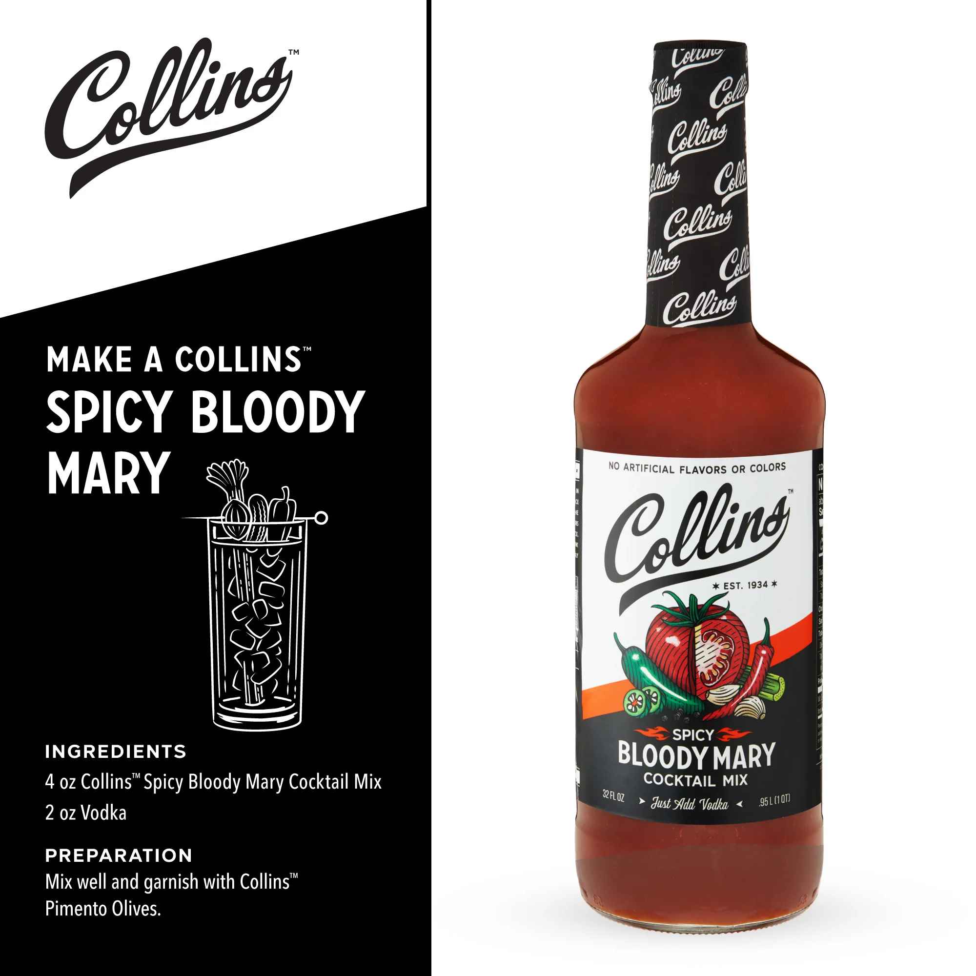 Spicy Bloody Mary Mix, 32 oz - Image 4