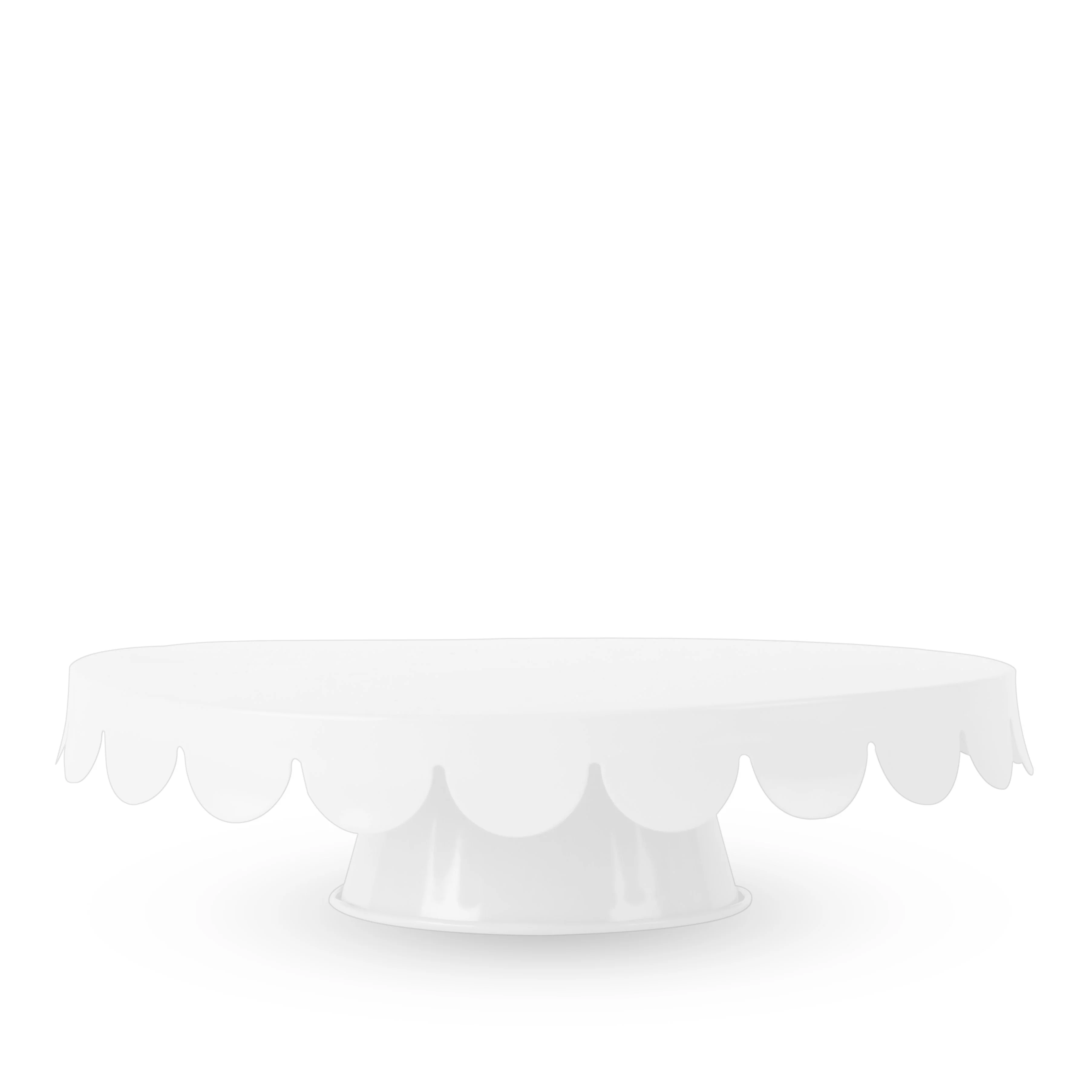 Metal Cake Stand in White - Image 2