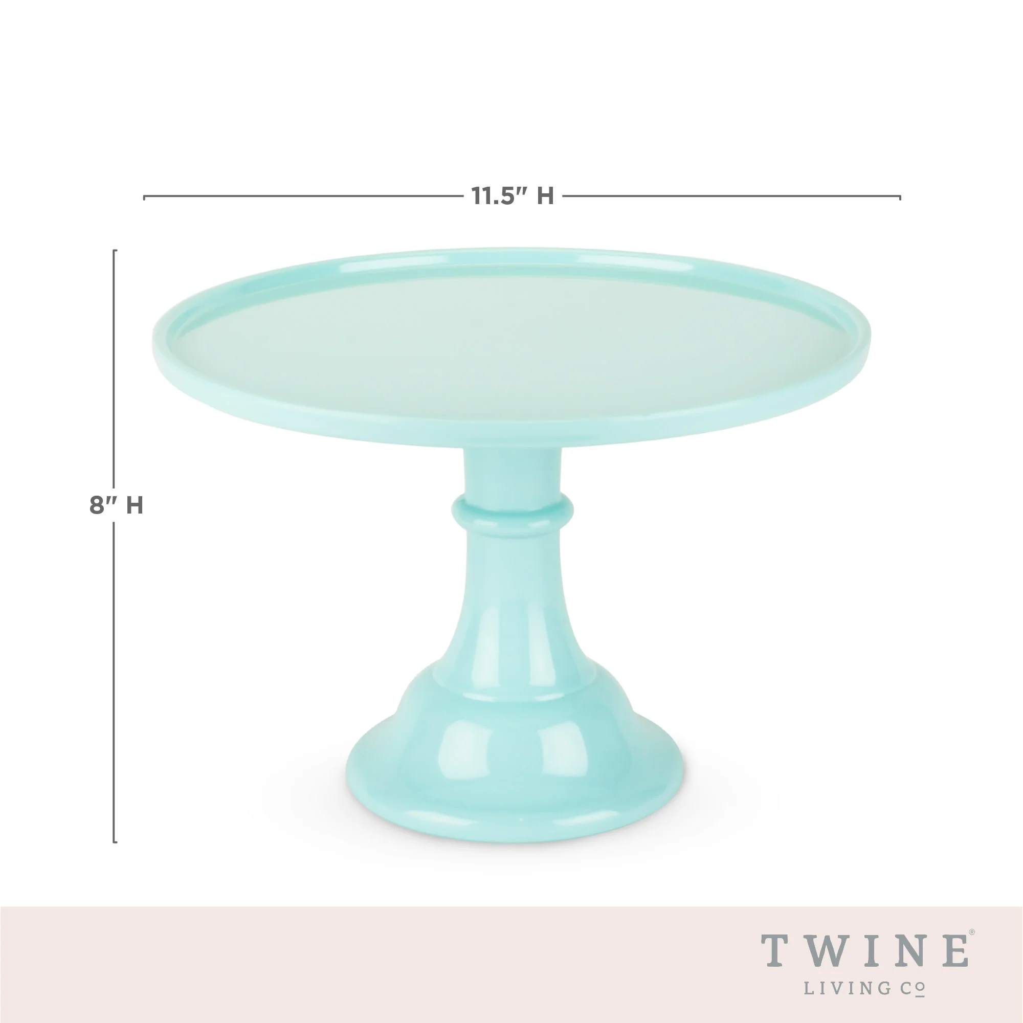 Melamine Cake Stand in Mint - Image 7