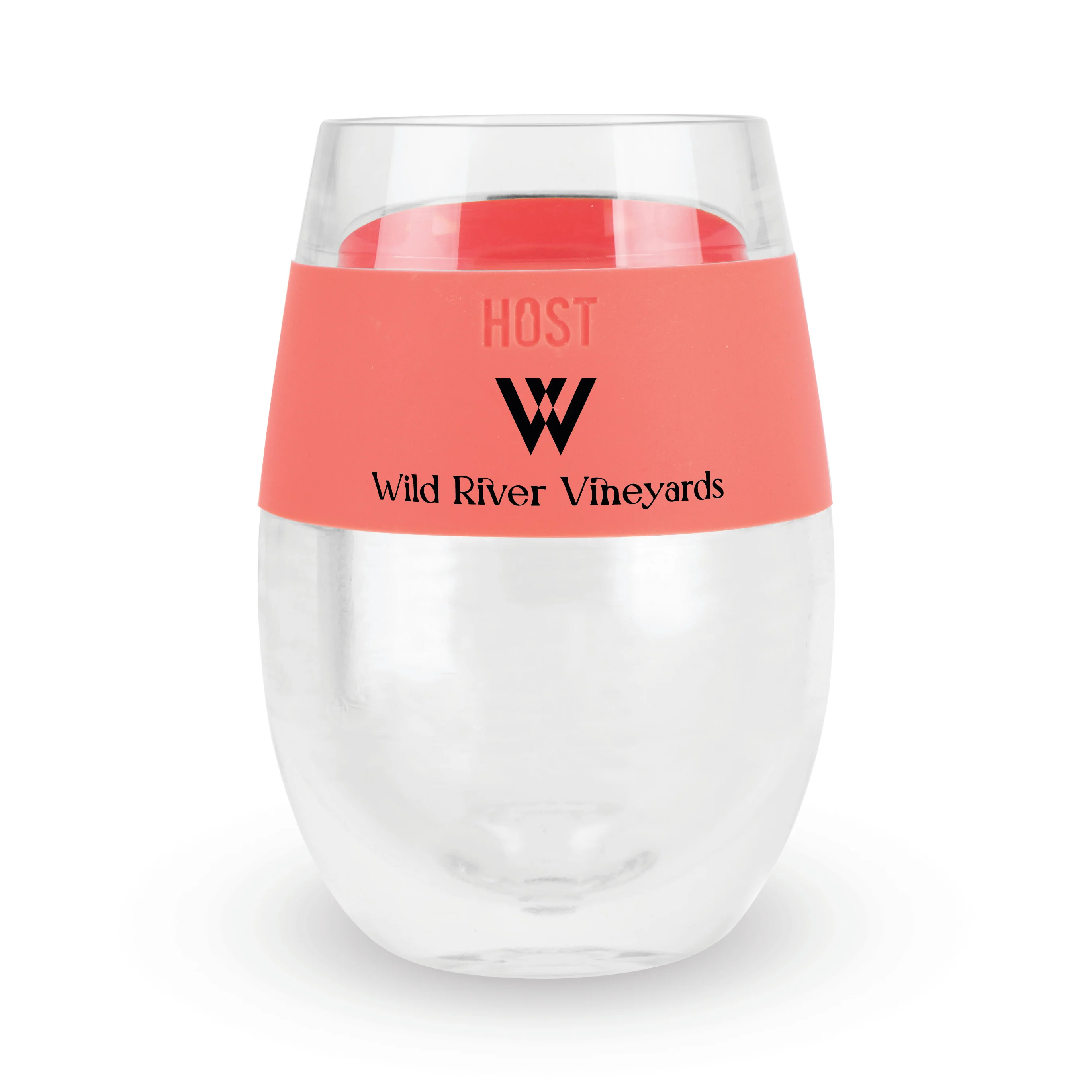 Wine FREEZE Cooling Cup in Coral - Image 4