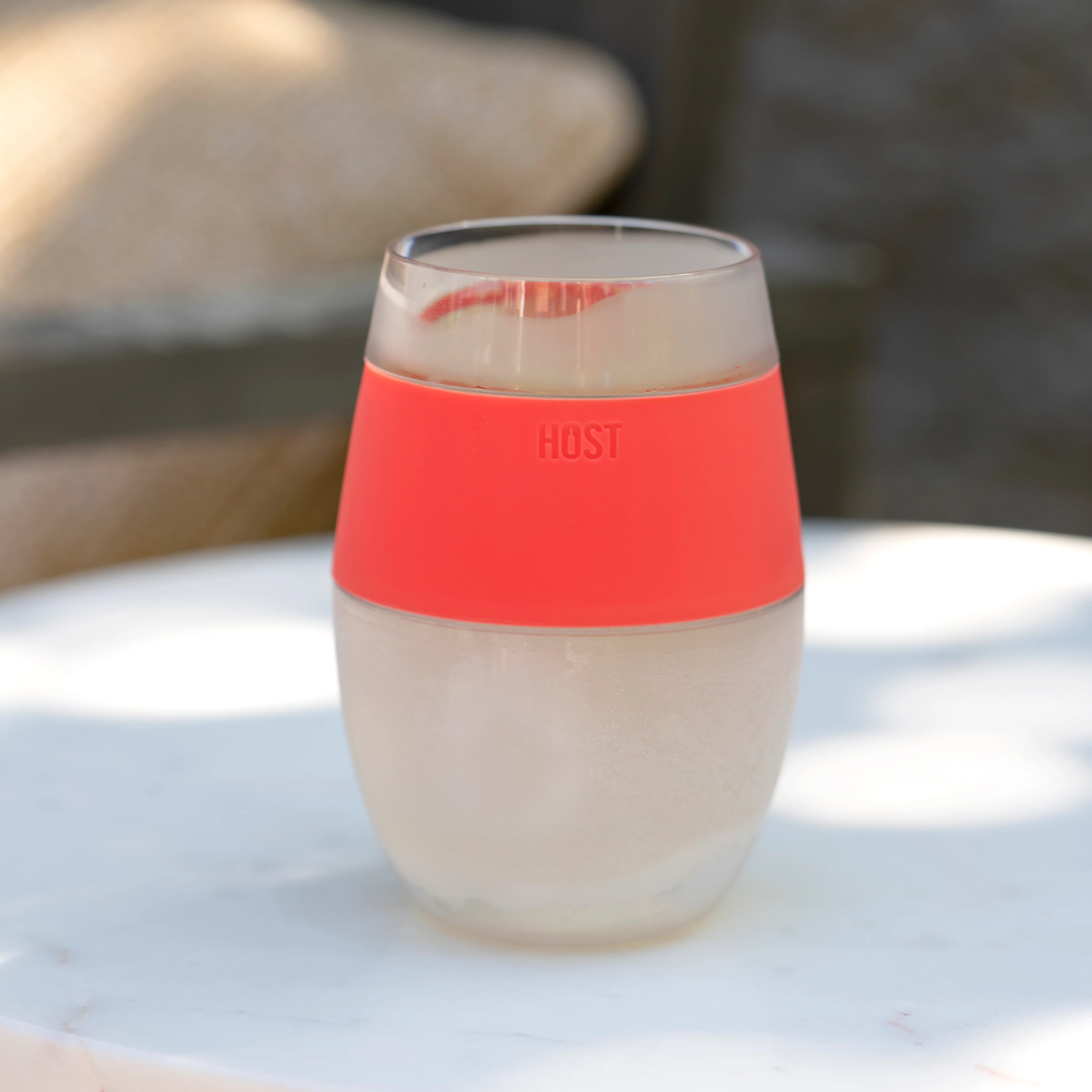 Wine FREEZE Cooling Cup in Coral - Image 6