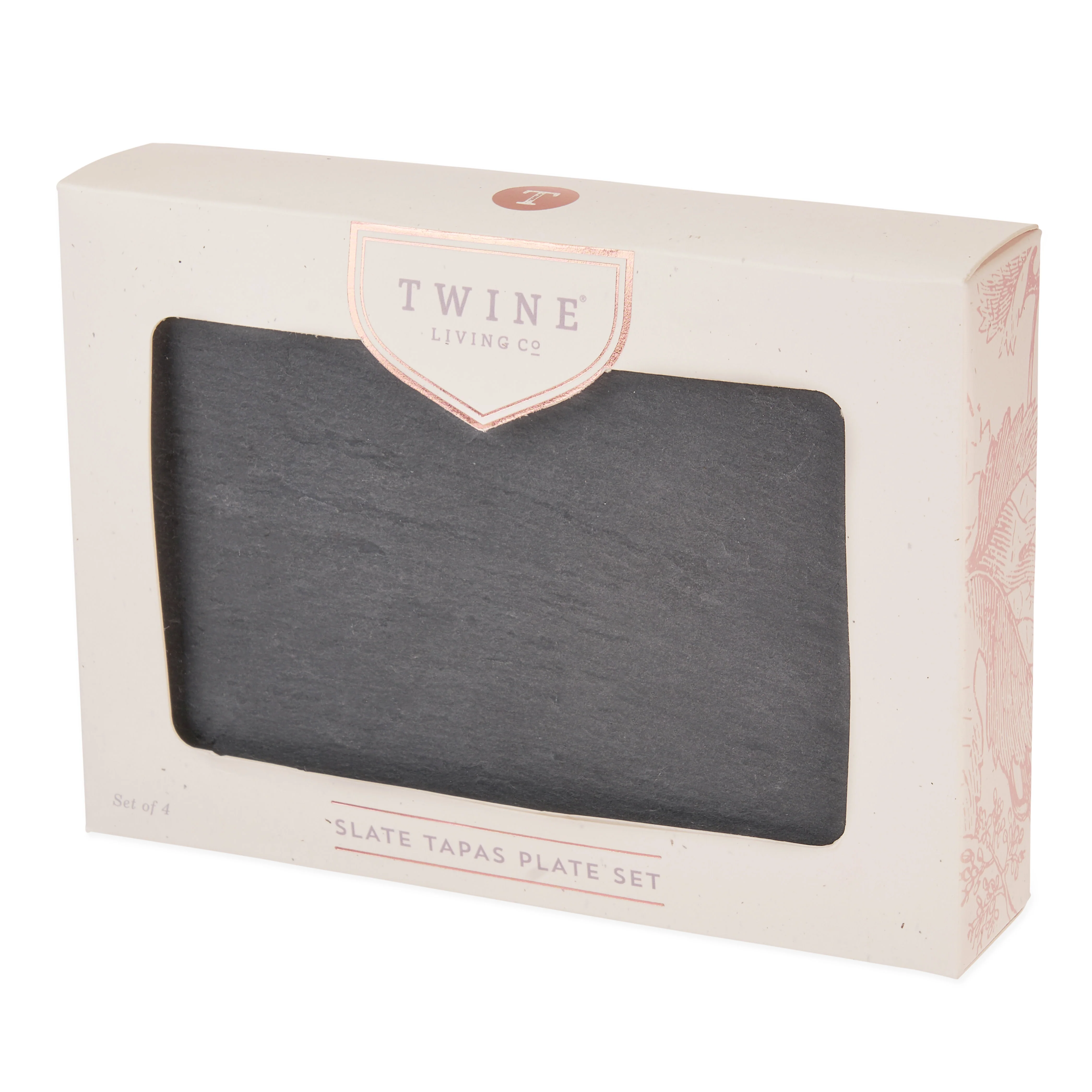 Slate Tapas Plates, Set of 4 - Image 2