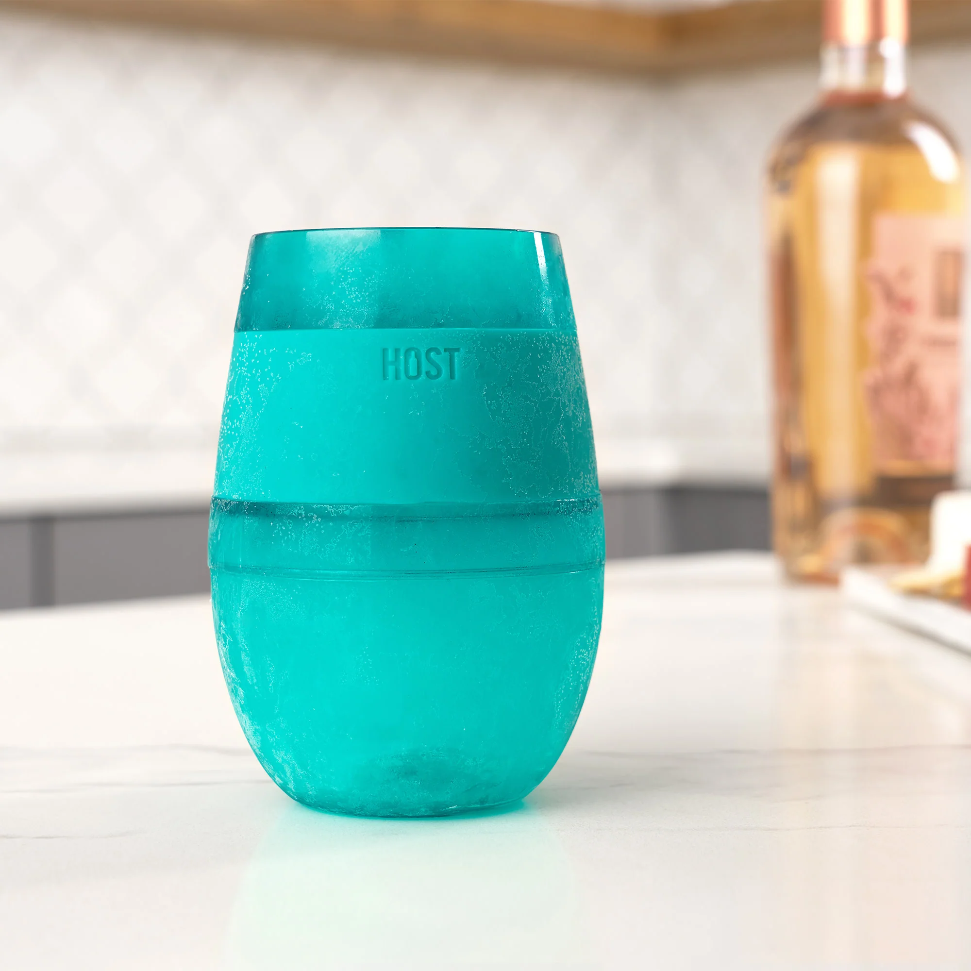 Wine FREEZE Cooling Cup in Tinted Green - Image 5