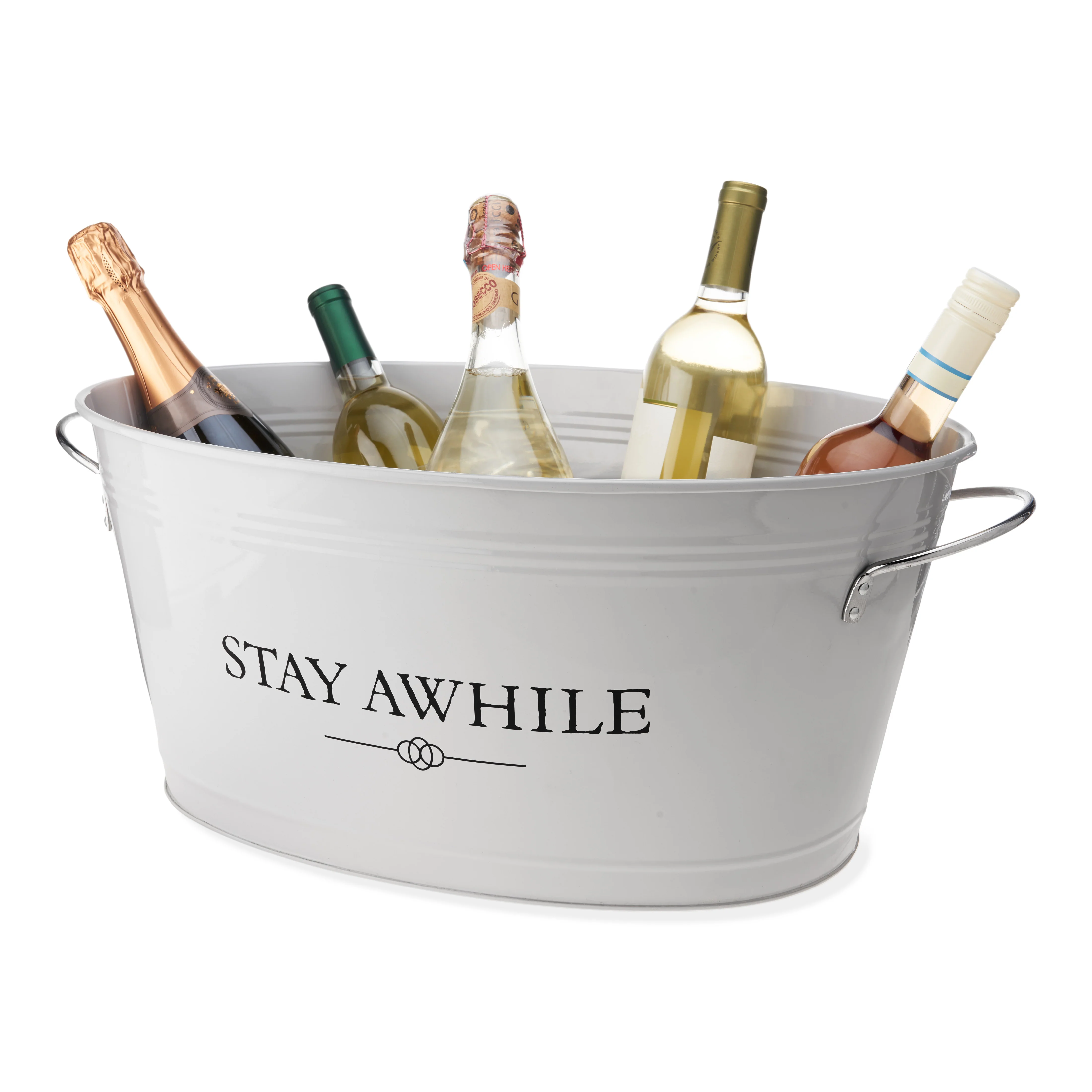 Stay Awhile Metal Beverage Tub - Image 3