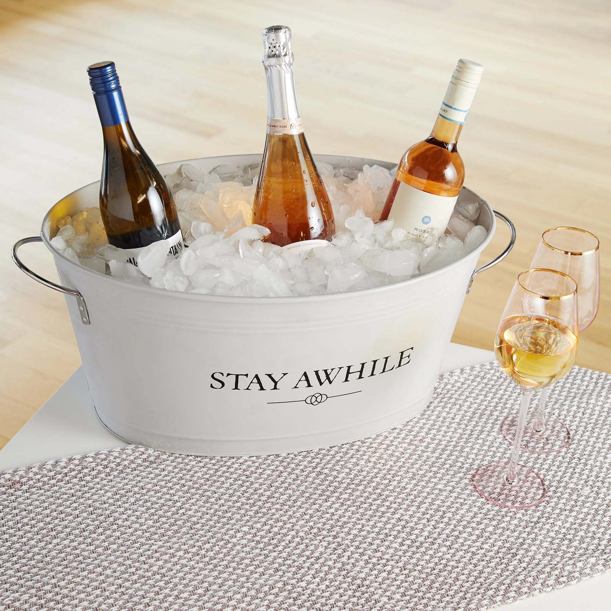 Stay Awhile Metal Beverage Tub - Image 6