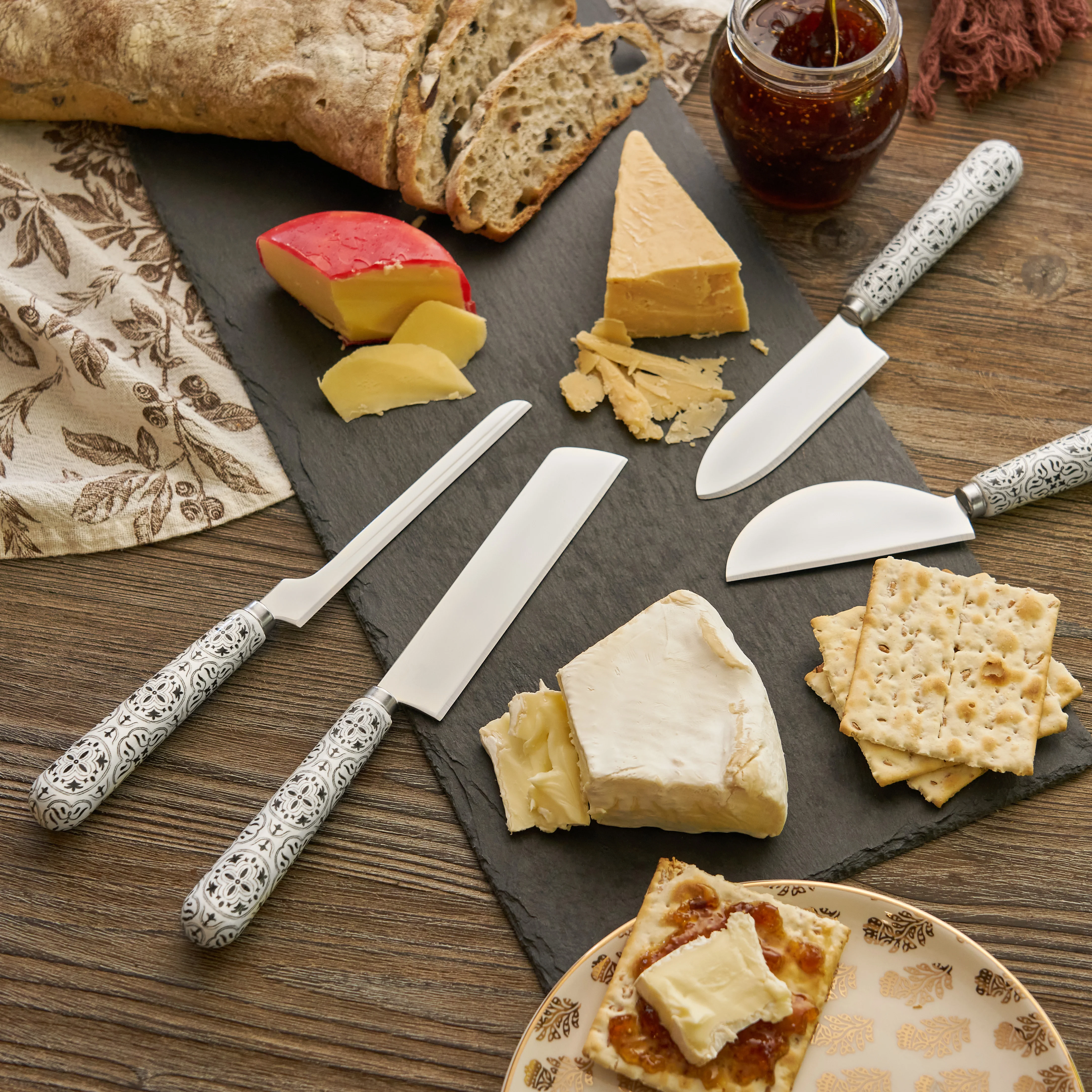 Tiles Cheese Knife, Set of 4 - Image 5