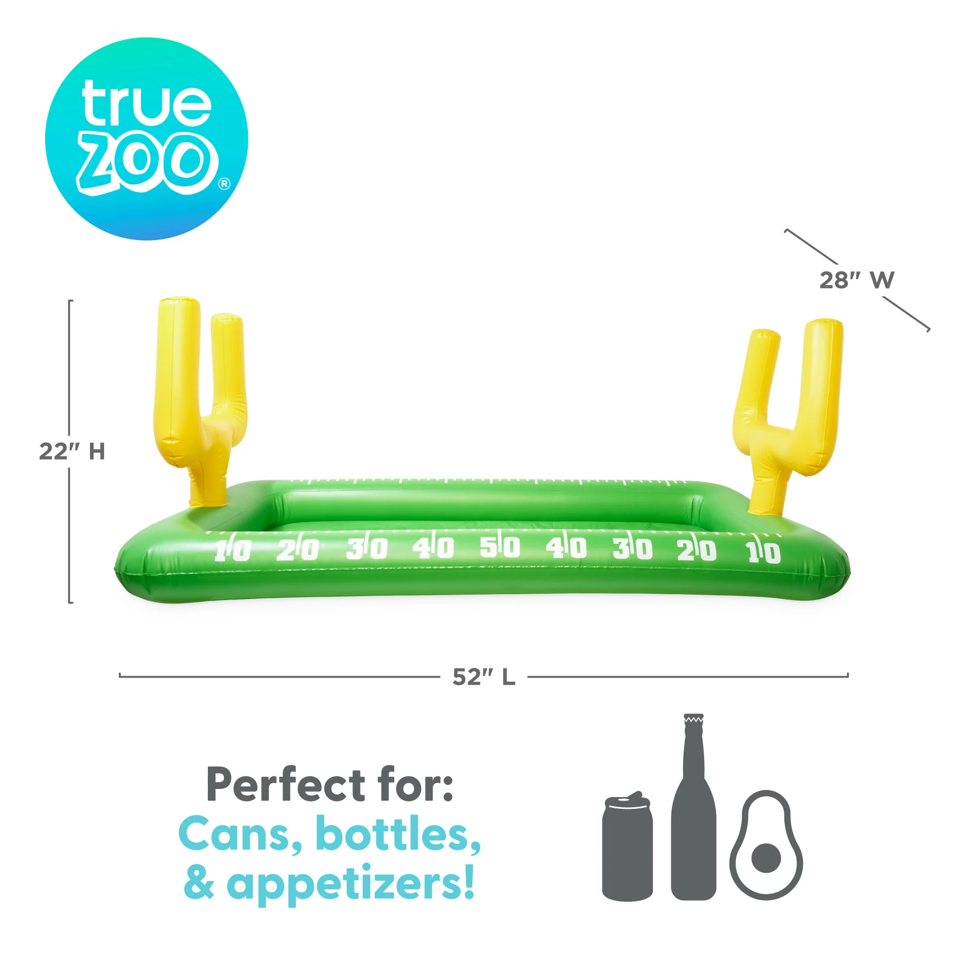TrueZoo Inflatable Football Field Cooler Bar - Image 7