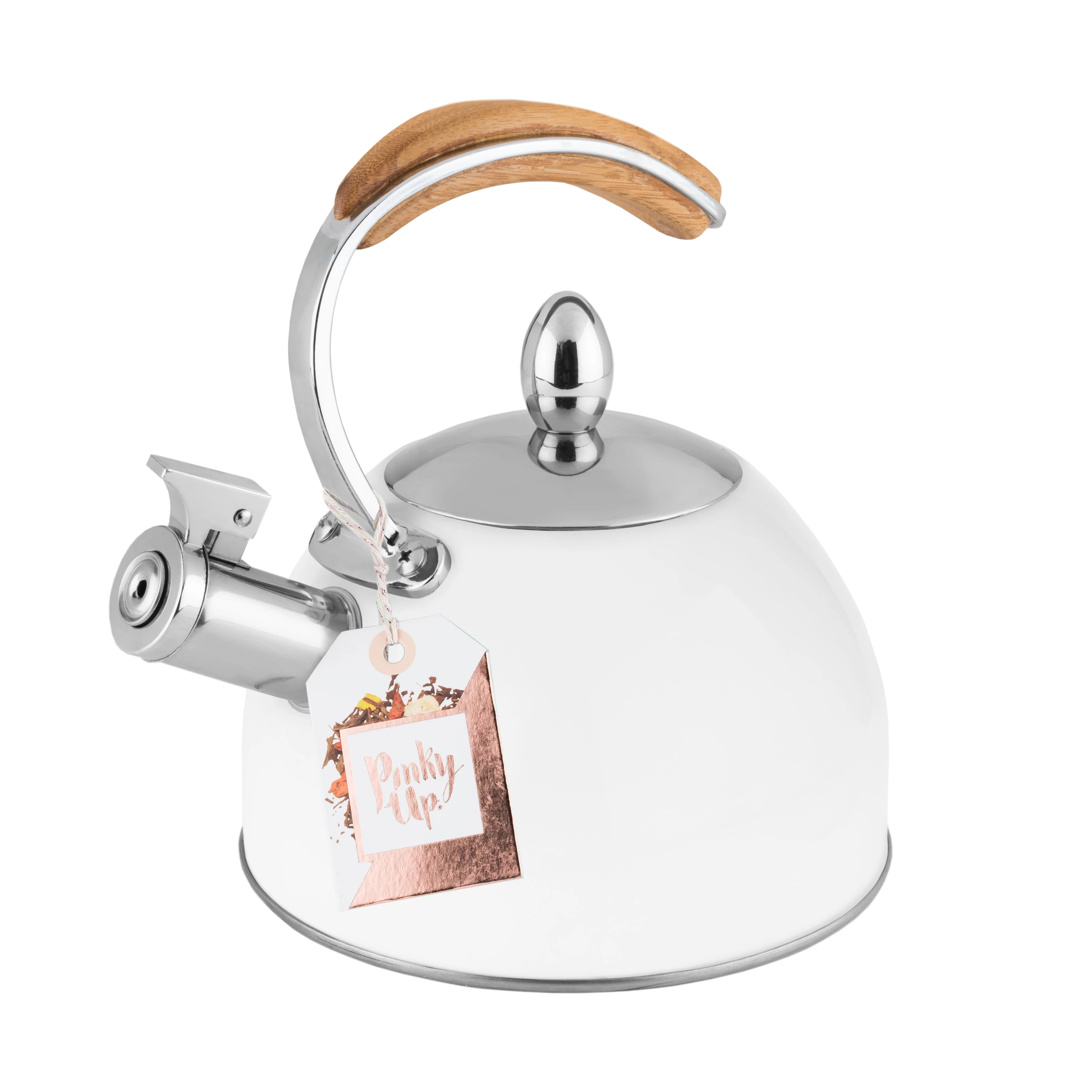 Presley Tea Kettle in White - Image 2