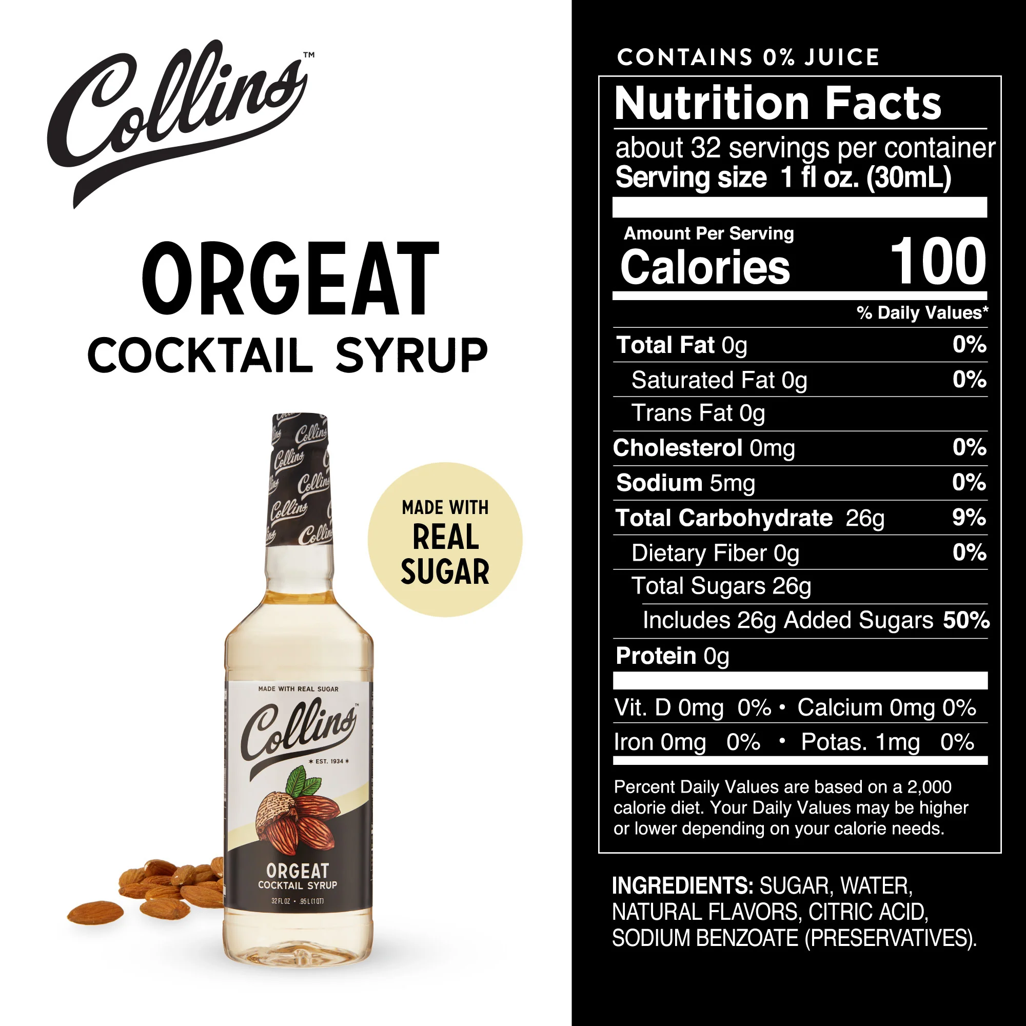 Orgeat Syrup, 32 oz - Image 6