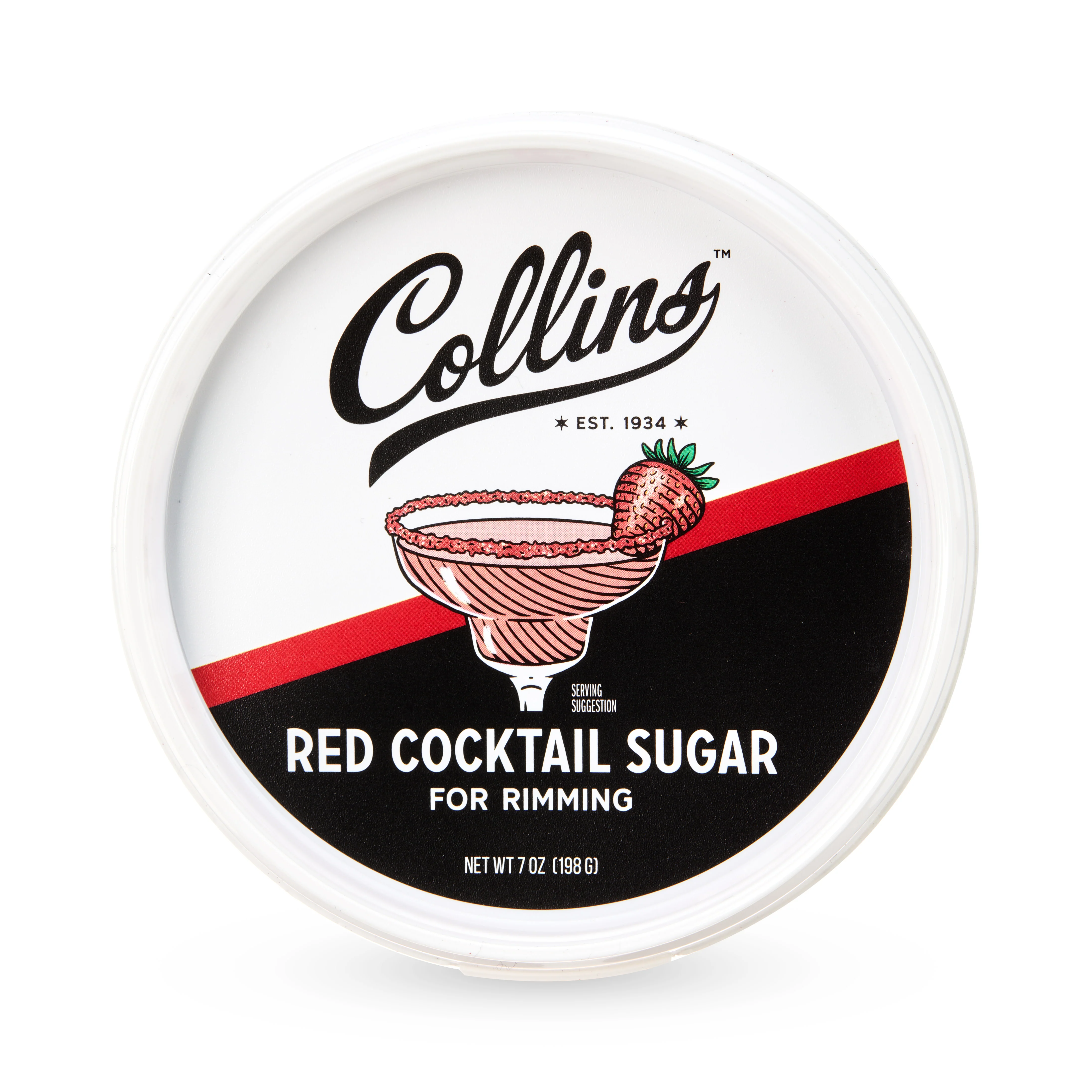 Red Rimming Sugar, 7 oz - Image 2
