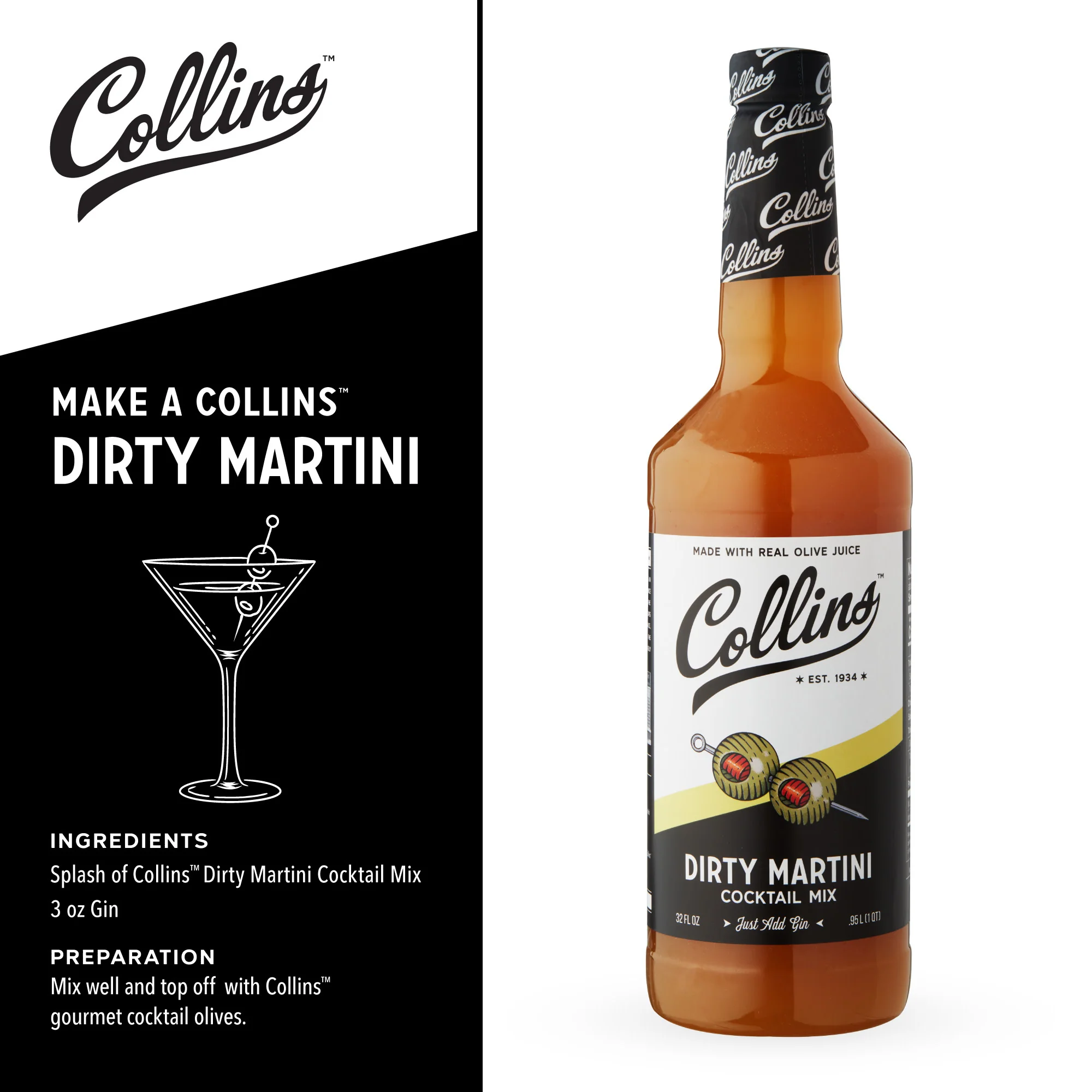 Dirty Martini Mix, 32 oz - Image 5