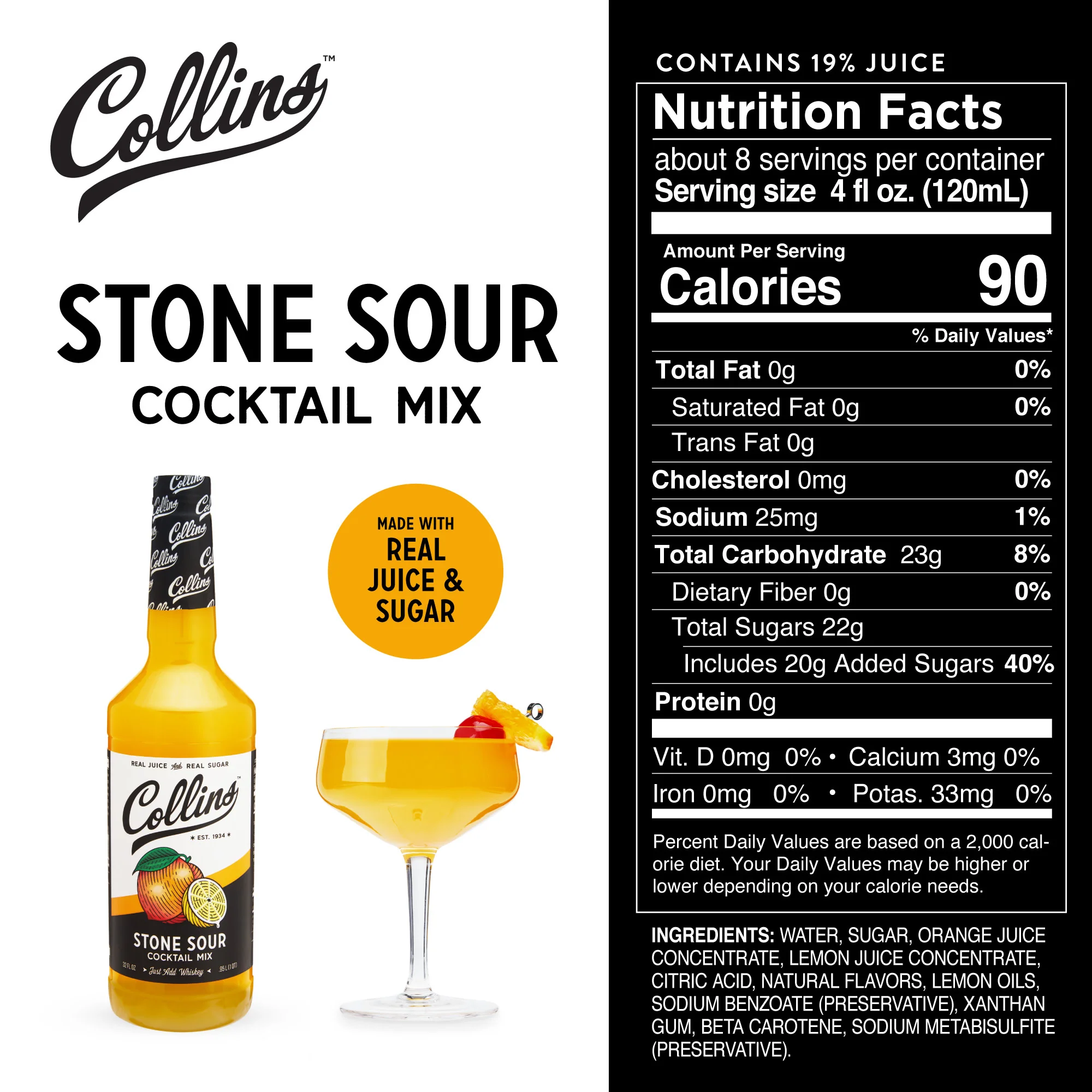 Stone Sour Mix, 32 oz - Image 4